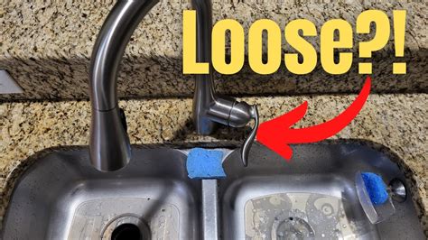 how to tighten a moen kitchen faucet|How To Tighten A Loose Moen Kitchen Faucet Base